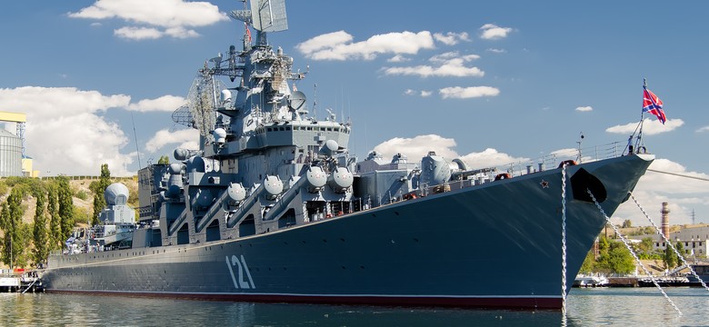 Krążownik Moskwa odpalił na Morzu Czarnym pocisk manewrujący Wulkan