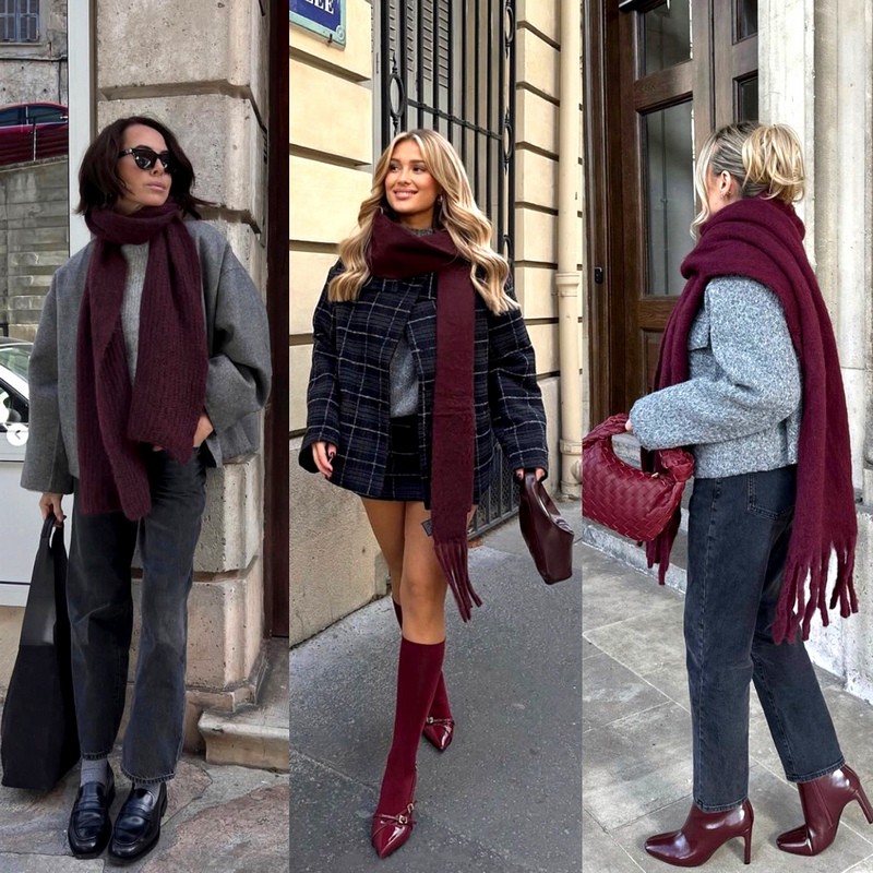 Ako nosiť šál túto zimu.