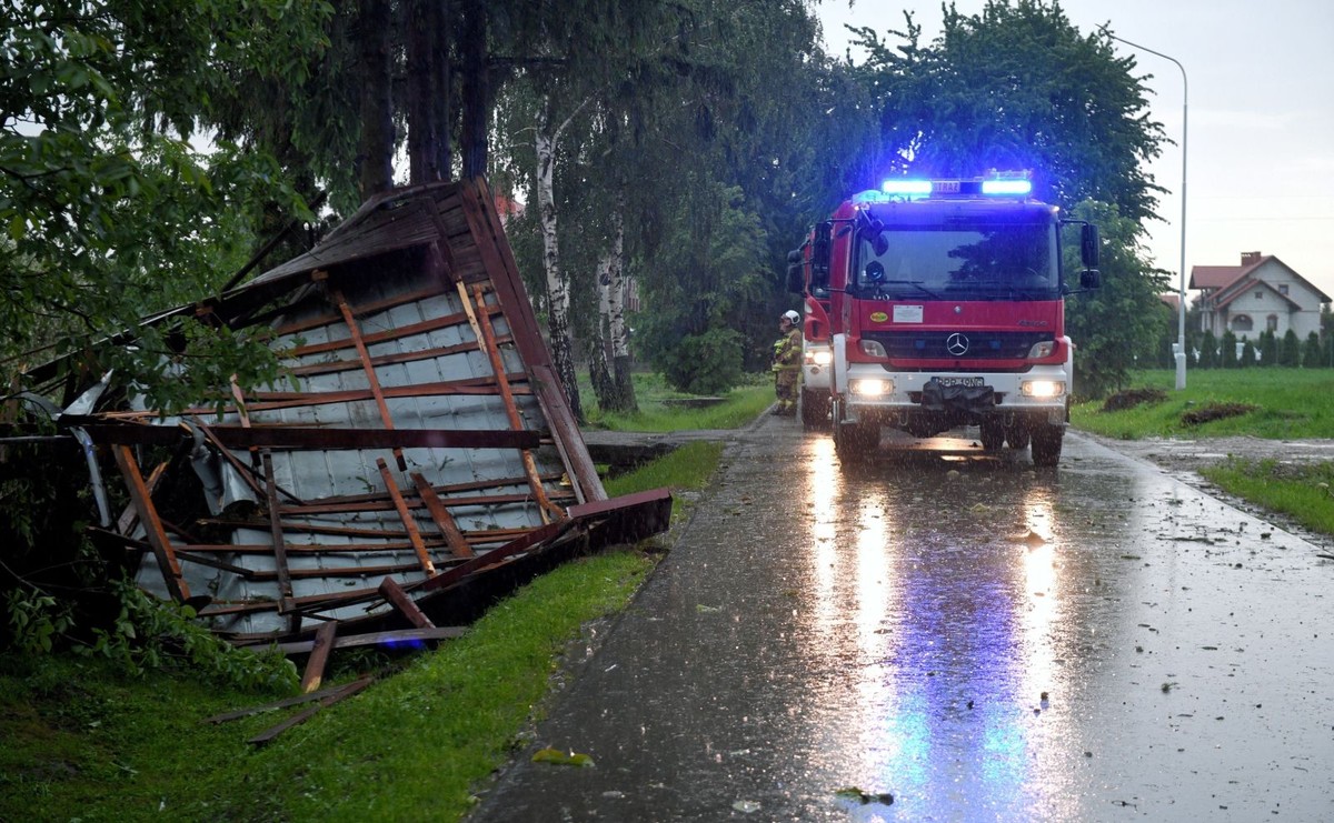Burze. Straż pożarna