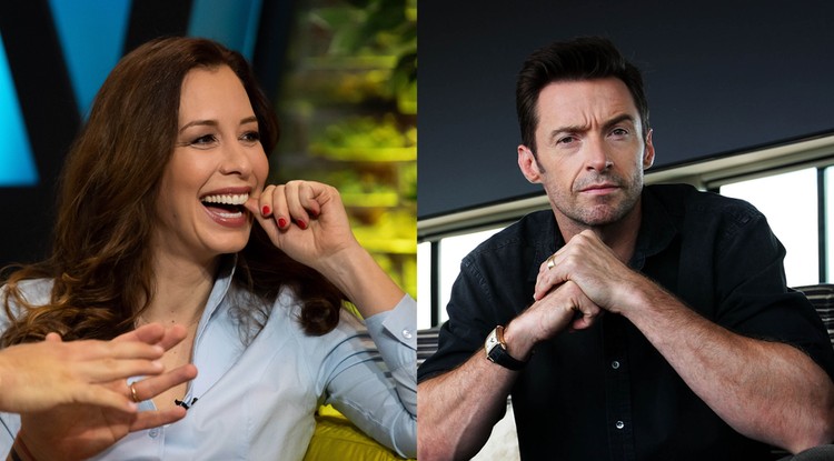 Demcsák Zsuzsa és Hugh Jackman