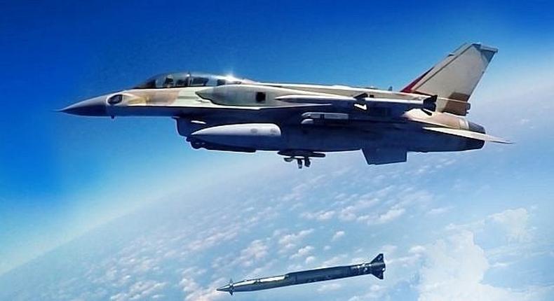 An illustrative image of an Israeli fighter jet firing a Rampage air-to-ground missile.Israeli Military Industries Systems and Israel Aerospace Industries