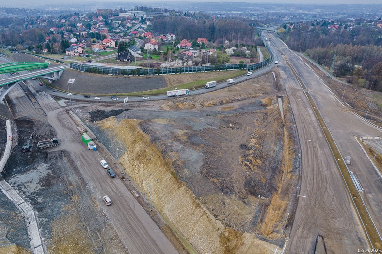 Dankowice – Suchy Potok, Węzeł Suchy Potok