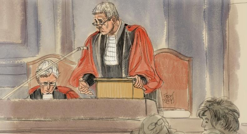 If attacking a museum with a combat weapon is not violent and savage then nothing will ever be violent and savage. We are looking at one of the most serious possible crimes, said prosecutor Bernard Michel, shown here in a court sketch