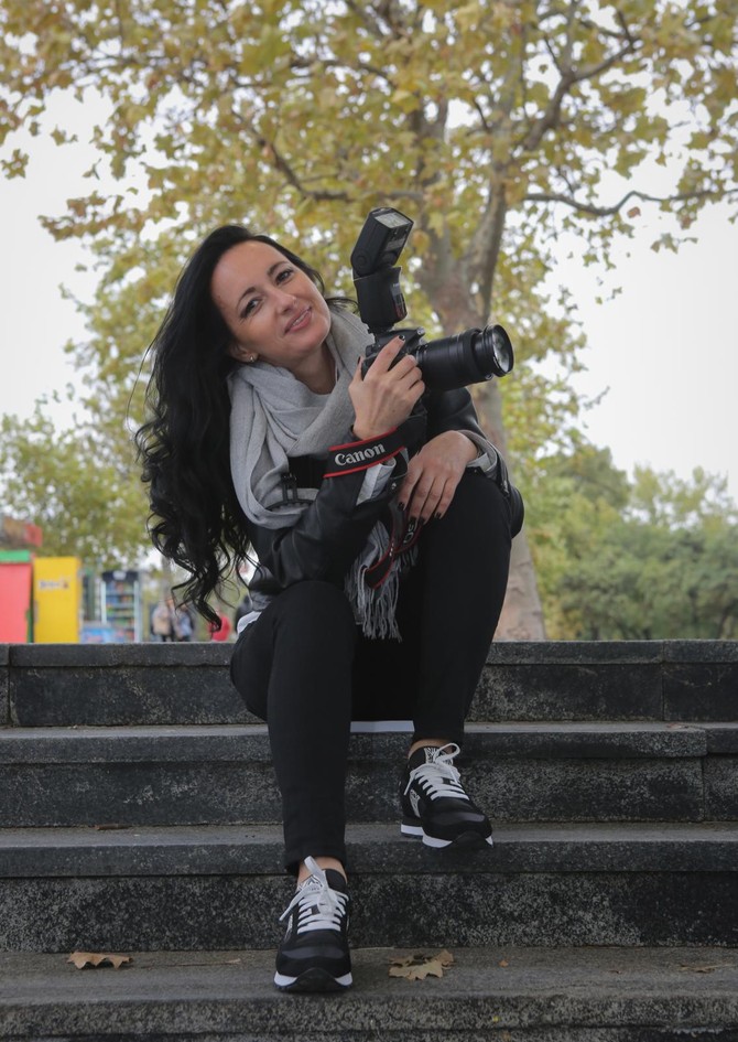 Kristina ipak najviše voli da slika dečje portrete