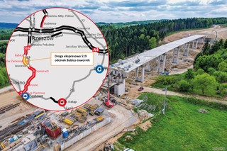 Jedna z najwyższych estakad na szlaku Via Carpatia gotowa w 77 proc. [WIDEO]