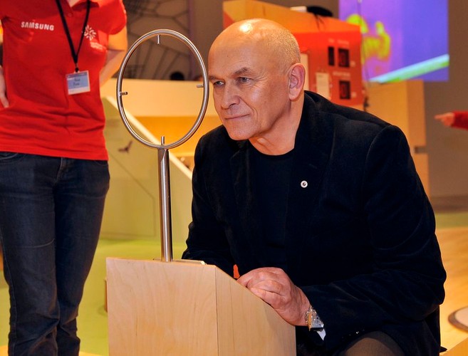 Centrum odwiedził również autor plakatów Andrzej Pągowski