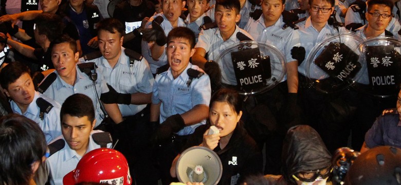 Policja w Hongkongu zatrzymała 45 demonstrantów