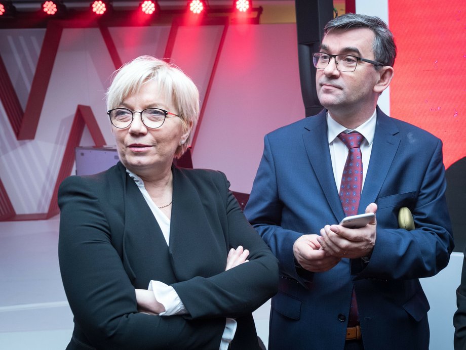 Julia Przyłębska, prezeska Trybunału Konstytucyjnego, i Andrzej Przyłębski, dyrektor Instytutu De Republica.