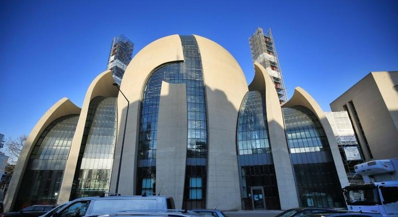 The Ditib mosque in Cologne, western Germany, on February 15, 2017