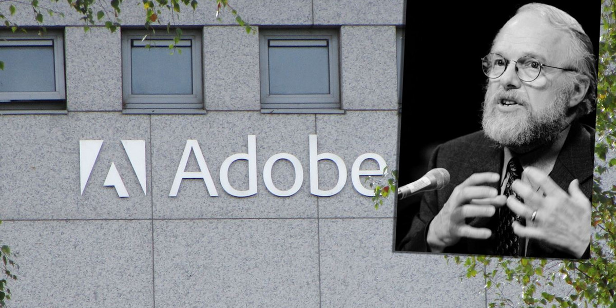 John Warnock był współzałożycielem firmy Adobe.
