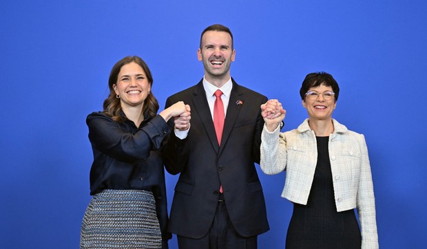 Mari Bjer, Milojko Spajić, Marta Kos