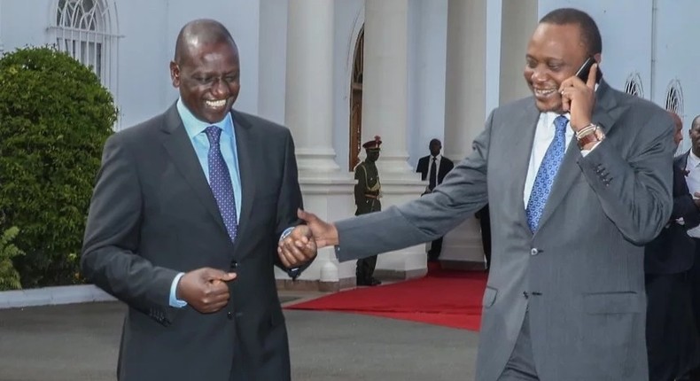 President Uhuru Kenyatta with DP William Ruto