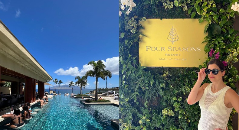 The Four Seasons Maui at Wailea made me feel like Tanya McQuoid.Chlo Pantazi-Wolber/Insider