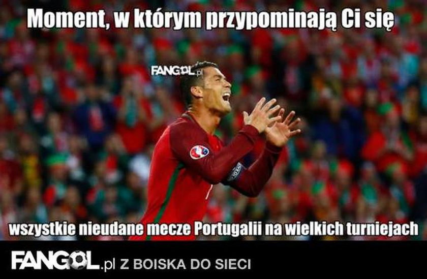 Cristiano Ronaldo nie dał rady Wikingom. MEMY