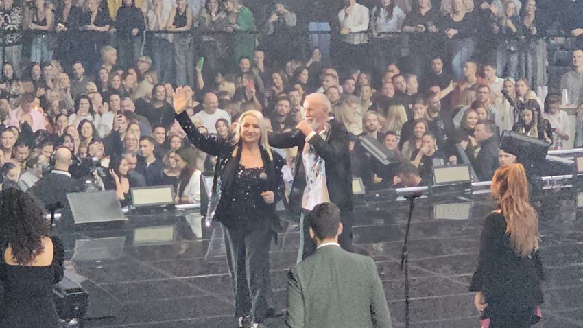 Vesna Zmijanac na Merlinovom koncertu