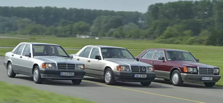 Porównanie Mercedesów z silnikiem M103 - jeden silnik, trzy auta