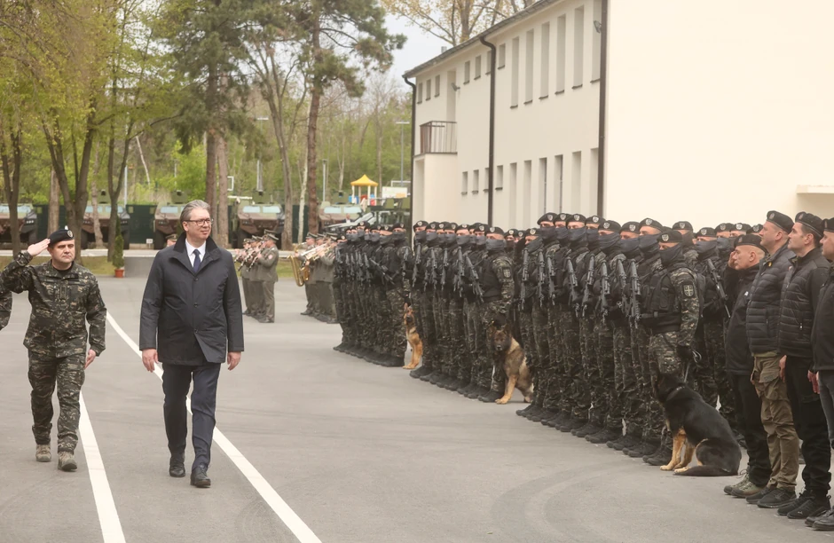 Aleksandar Vučić prisustvuje obeležavanju Dana jedinice Kobre