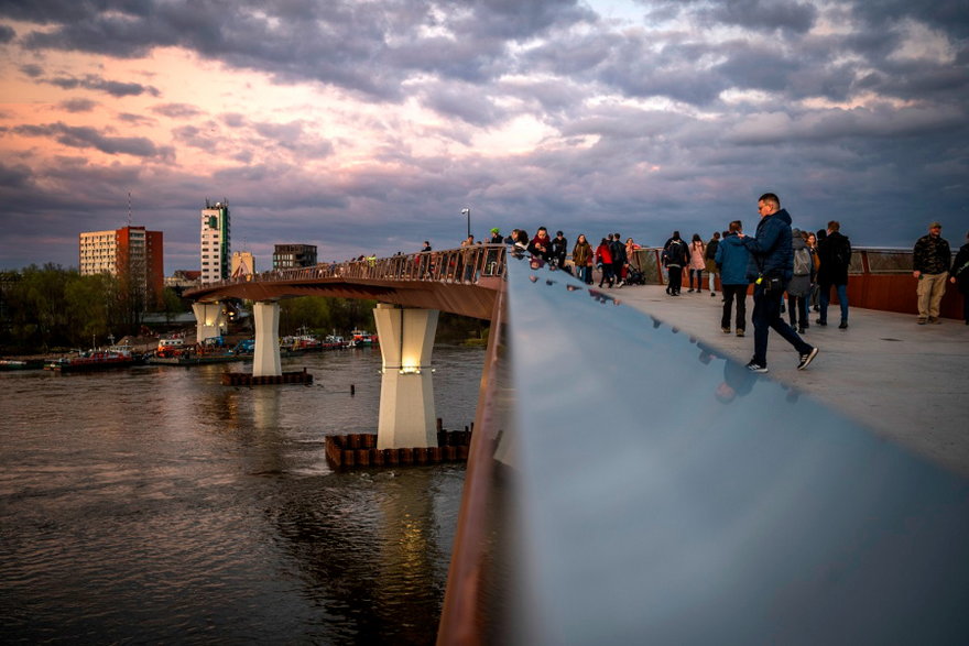 Most pieszo-rowerowy w Warszawie