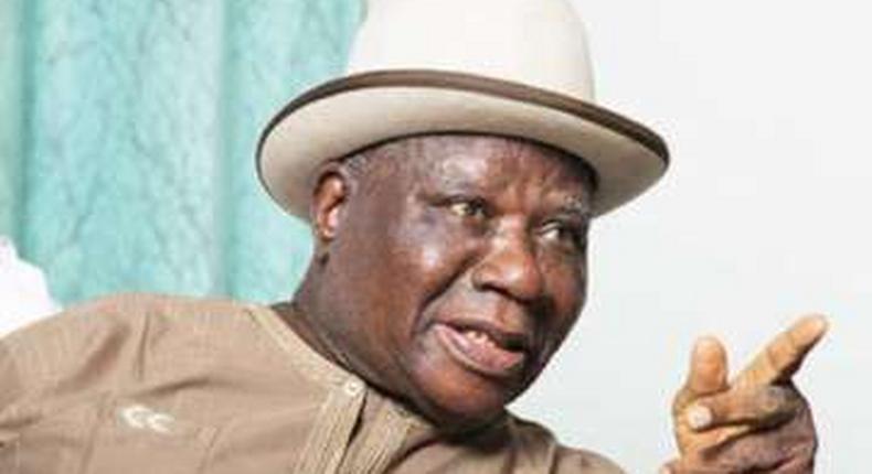 A chieftain of Peoples Democratic Party (PDP) and the leader of Pan-Niger Delta Forum (PANDEF), Edwin Clark [Punch]
