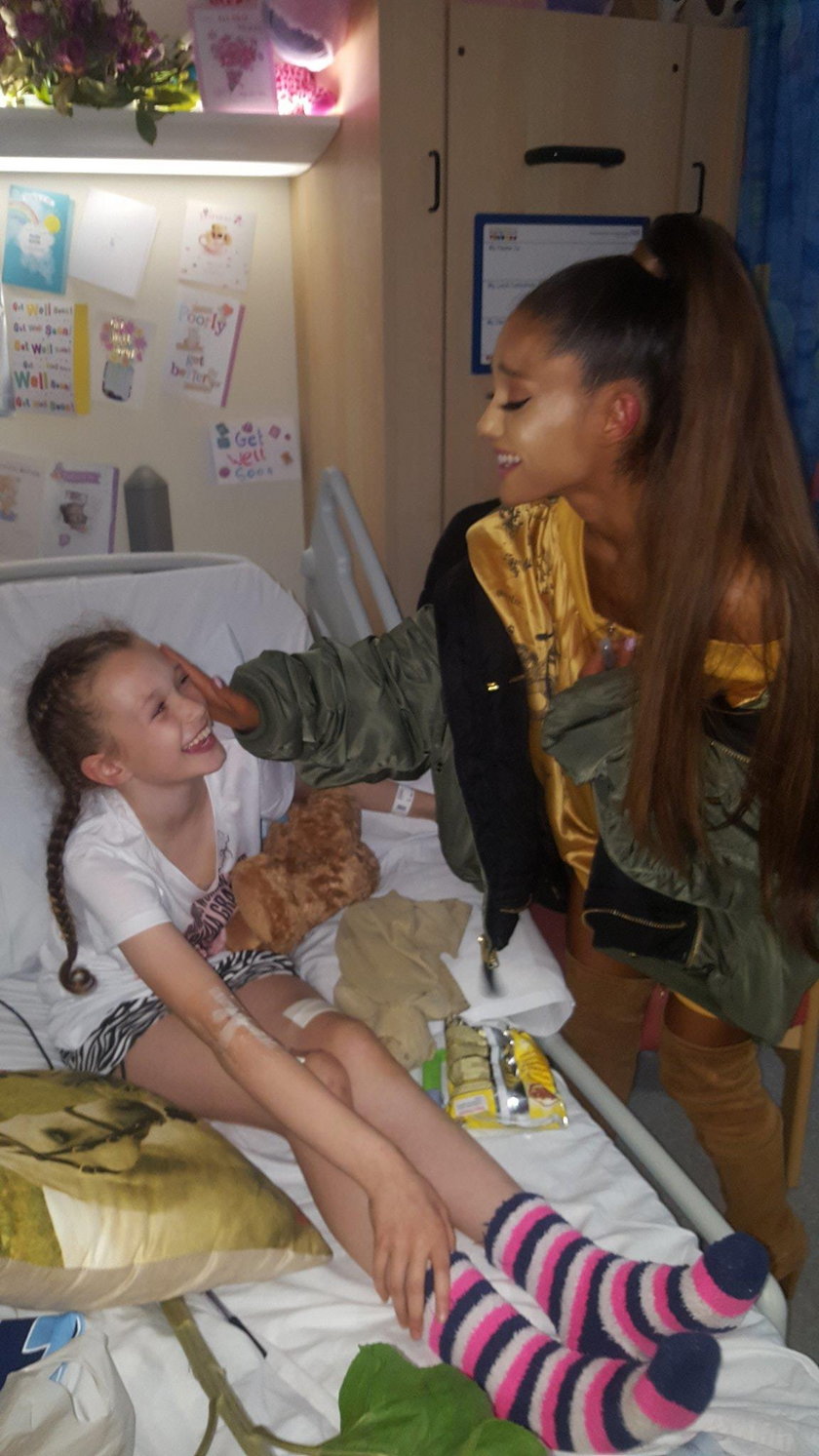 Ariana Grande w szpitalu w Manchesterze