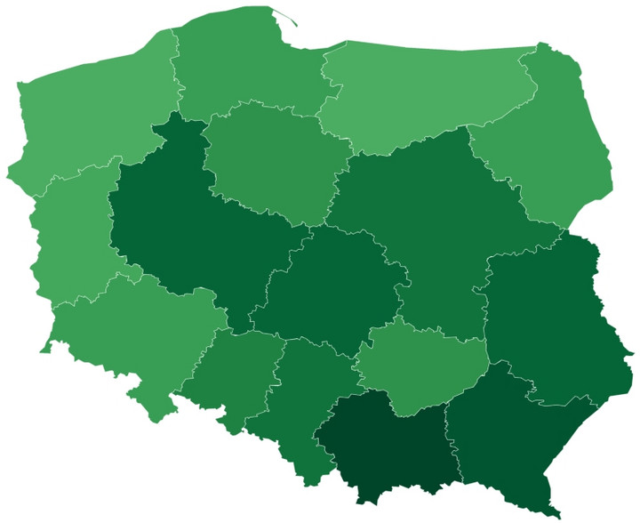 Proc. odpowiedzi &quot;nigdy nie paliłem&quot;