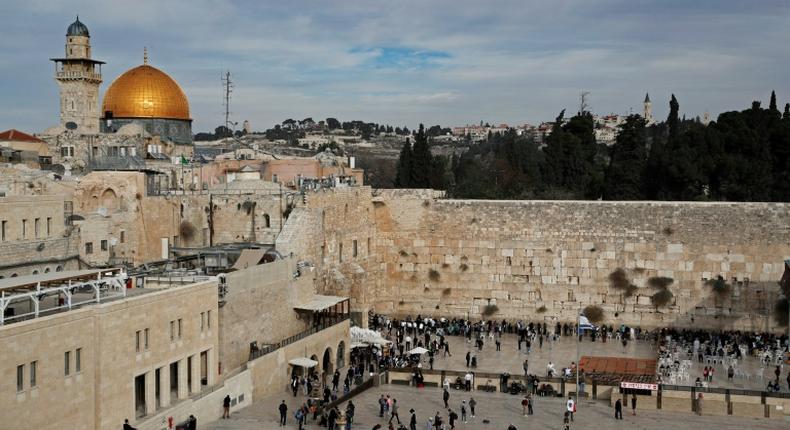 The status of the holy city of Jerusalem is one of the thorniest of the Israeli-Palestinian conflict which each side making claims to the city