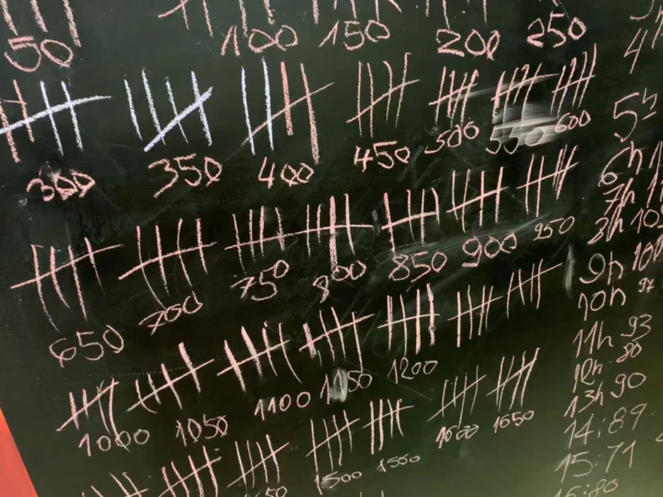 Tabla na kojoj su sve zapisivali