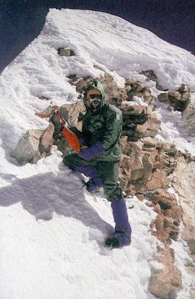 Aleksander Lwow podczas wyprawy na Manaslu w 1984 r. 