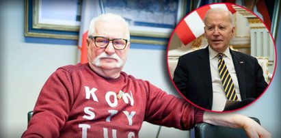 Lech Wałęsa zobaczył to podczas wizyty Bidena. Nie spodobał mu się jeden szczegół...