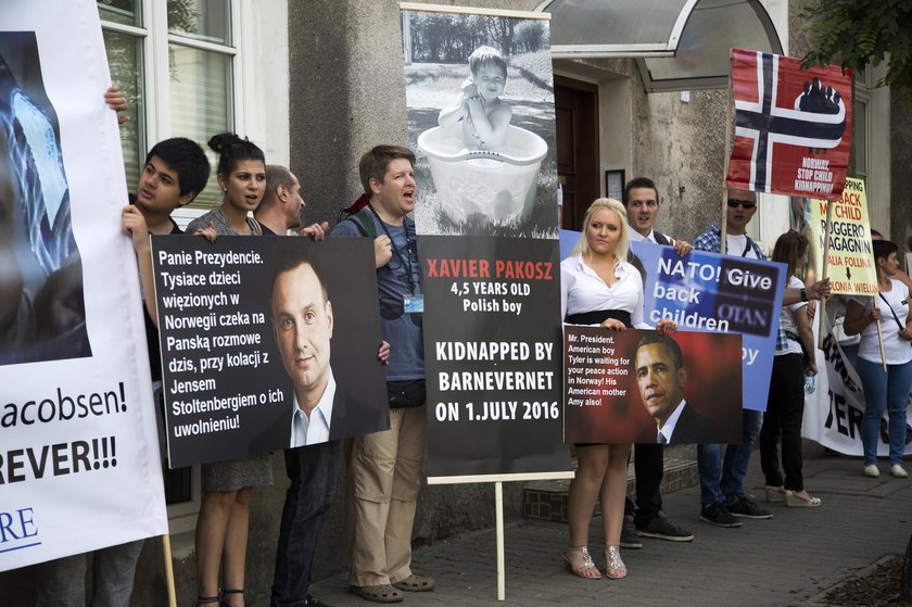 Protest przeciwko Barnevernet