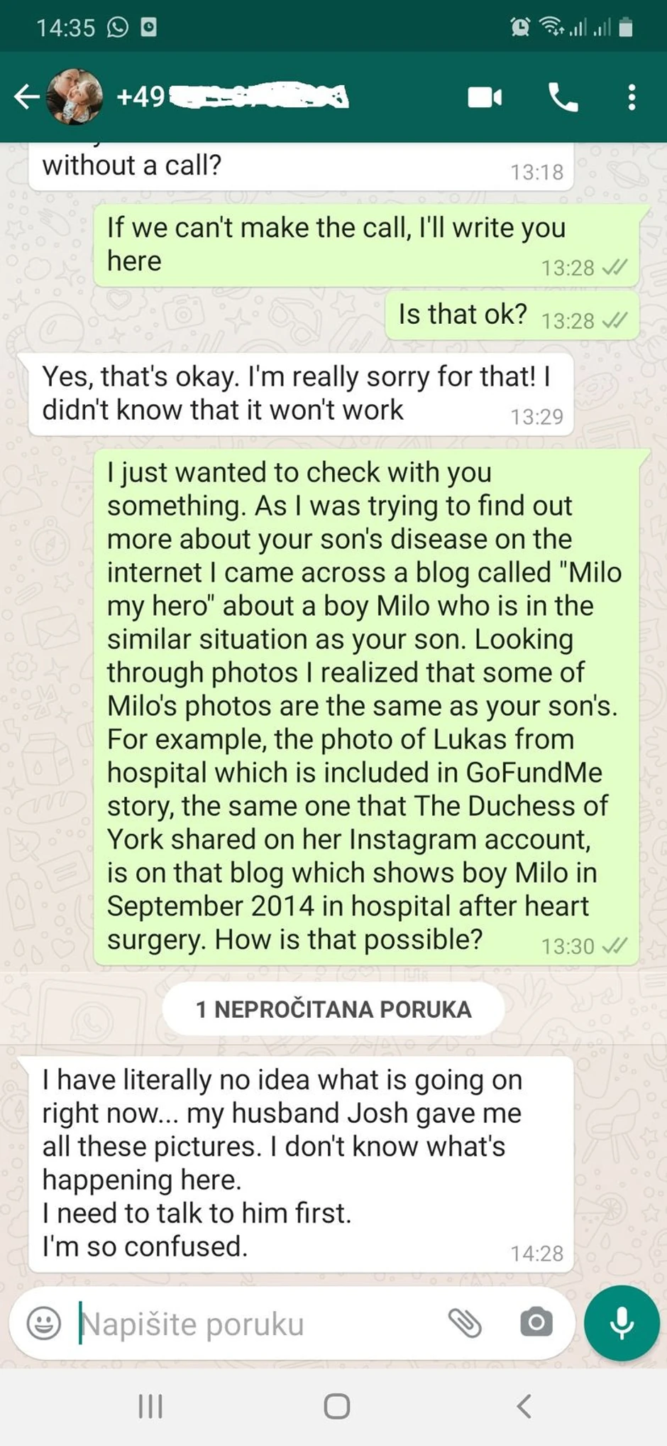 Prepiska između "Mie" i Petre