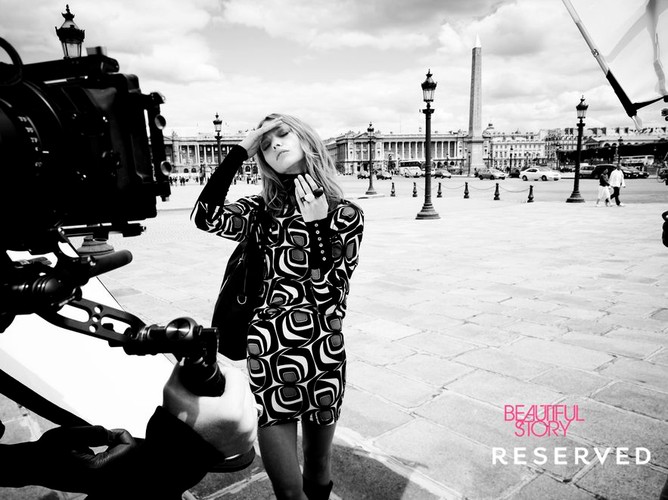 Sasha Pivovarova w kampanii Reserved na sezon jesień-zima 2011/2012 – kulisy sesji