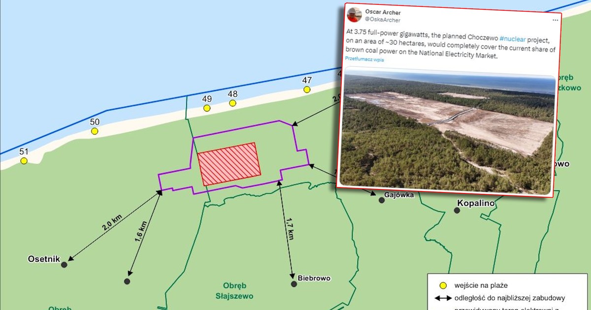 40ヘクタールが開墾され、海岸にはブリキの柵が設置された。 原子力発電所はこうして建てられる
