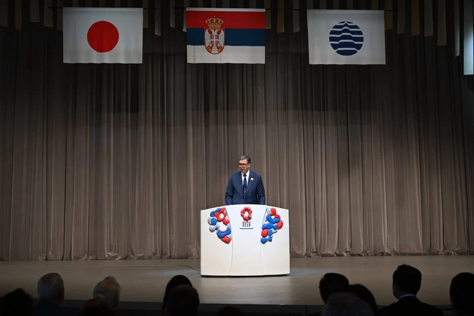 Aleksandar Vučić u Osaki