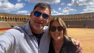 Jerzy i Zuzanna Chlebowscy, Plaza de Toros Foto: Arch. pryw.