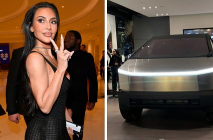 Kim Kardashian w aucie od Elona Muska. Futurystyczne trucki podbijają Hollywood
