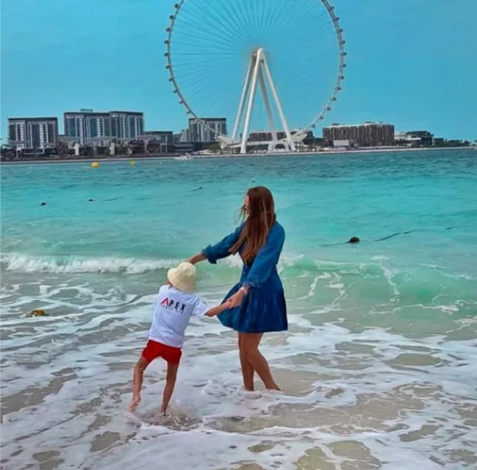 Goga Sekulić sa sinom