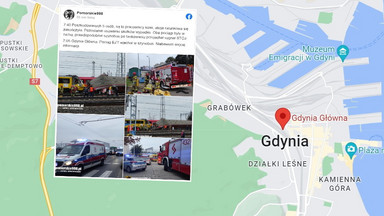 Zderzenie pociągów w Gdyni. Są poszkodowani