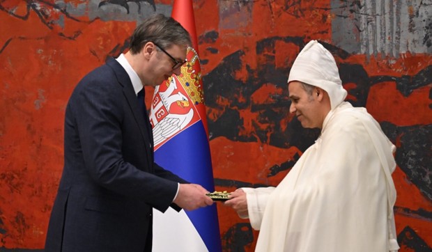 Aleksandar Vučić i ambasador Kraljevine Maroko