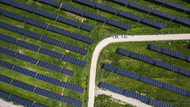 A solar panel farm in China. Photographer: Qilai Shen/Bloomberg