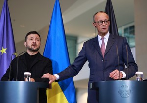 Volodimir Zelenski i Fridrih Merc