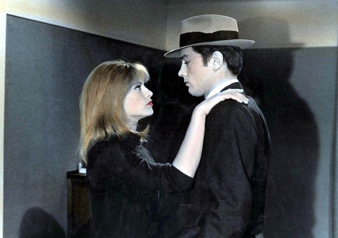Natali i Alen Delon u filmu "Le Samourai"