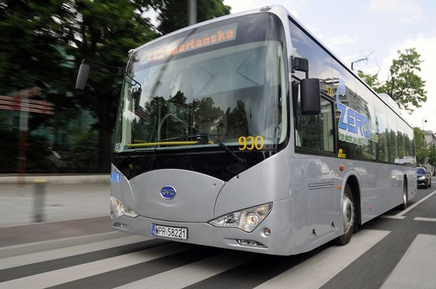 eBus, elektryczny autobus firmy BYD który wkrótce wyruszy na ulice Warszawy