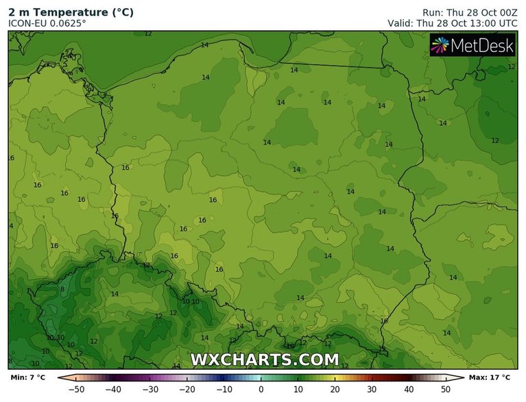 Czwartek zapowiada się bardzo ciepło