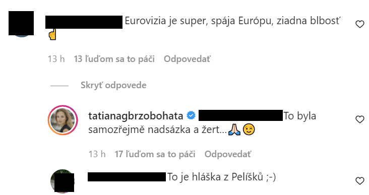 Fanúšikovia si Taťánu podali. 