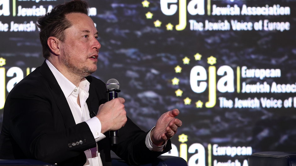 Elon Musk w Krakowie, 22 stycznia 2024 r.