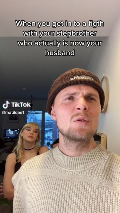 Fotky z videií na TikToku používateľky @matildae1.