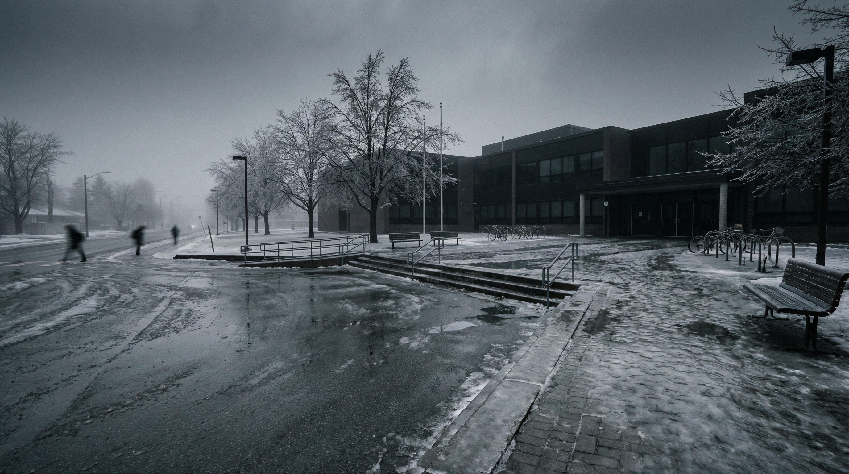 Schulen morgen zu: Sieben Regionen im Norden wegen Glättegefahr betroffen