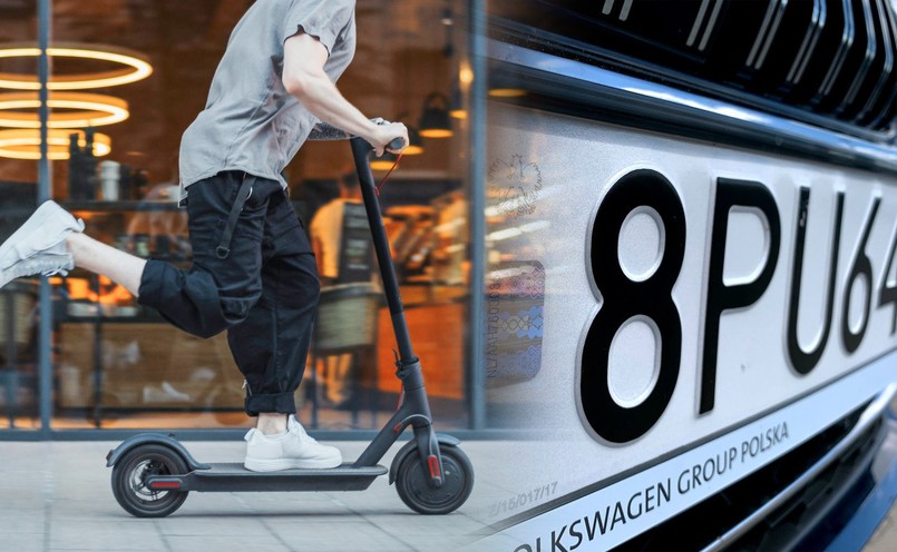 Tablice rejestracyjne dla rowerów i hulajnóg? Ministerstwo odpowiada