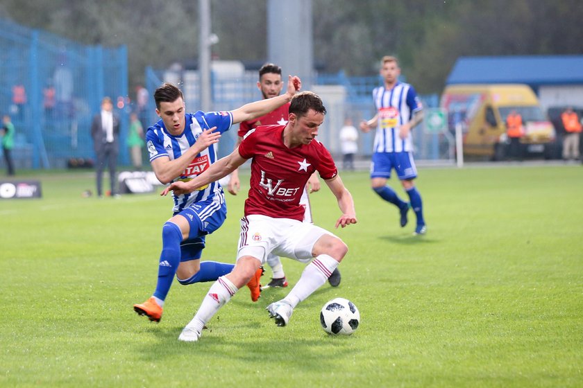 Pilka nozna. Ekstraklasa. Wisla Krakow - Pogon Szczecin. 17.11.2017